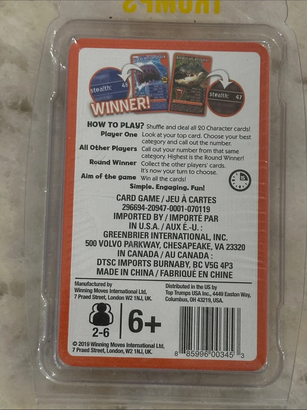 Hunters Card Game - Orange